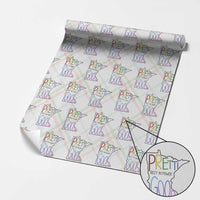 Pretti Good Minnesota Tribute Wrapping Paper Roll Rest in Power Rainbow Memorial