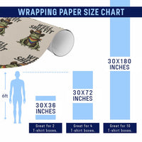Pride Frog LGBT Rainbow Wrapping Paper Roll Well Sheeyit Country Western