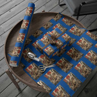 Princess Donut Riding Mongo Wrapping Paper Roll Japanese Vintage Graphic Ukiyoe Art