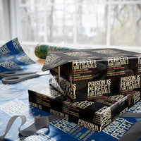 Prison Is Perfect For Liberals Wrapping Paper Roll Funny Anti Liberal Quote Satire Statement Subtle FDT Political Humor