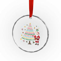Pro Democracy Activist Christmas Tree Crystal Glass Ornament Human Rights Xmas Gift - Wonder Print Shop