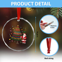 Pro Democracy Activist Christmas Tree Crystal Glass Ornament Human Rights Xmas Gift - Wonder Print Shop
