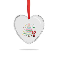 Pro Democracy Activist Christmas Tree Heart Crystal Glass Ornament Human Rights Xmas Gift - Wonder Print Shop