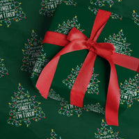 Probably Just Gonna Jingle Some Of The Way I'm Tired Christmas Wrapping Paper Roll Xmas Light - Wonder Print Shop