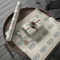 Promoted To Dad Est 2026 Wrapping Paper Roll Camo Fishing New Dad Gift