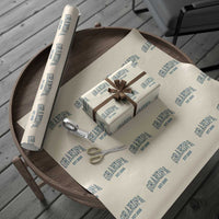 Promoted To Grandpa Est 2026 Wrapping Paper Roll Camo Fishing New Grandpa Gift