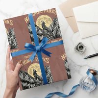Protect Our National Parks Wrapping Paper Roll Parks Not Profits Wolf Retro Graphic - Wonder Print Shop