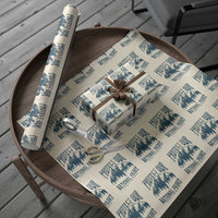 Protect Our National Parks Wrapping Paper Roll Retro Mountain Nature Graphic - Wonder Print Shop