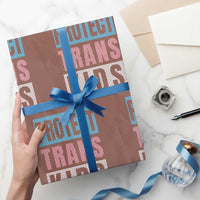 Protect Trans Kids Wrapping Paper Roll Transgender Pride Trans Rights Social Justice - Wonder Print Shop