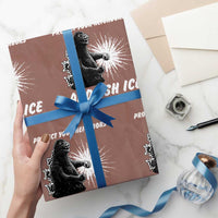 Protect Your Neighbors Abolish Ice Wrapping Paper Roll Monster Resitance Protest Graphic