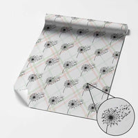 Protect Your Skin Wrapping Paper Roll Melanoma Awareness Dandelion Gift