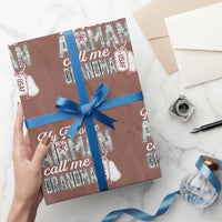 Proud Air Force Family Wrapping Paper Roll My Favorite Airman Calls Me Grandma - Wonder Print Shop