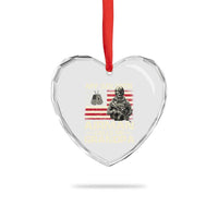 Proud Air Force Grandpa Heart Crystal Glass Ornament My Soldier Airman Calls Me Grandpa US Flag - Wonder Print Shop