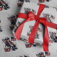 Proud American George Washington Patriotic Wrapping Paper Roll
