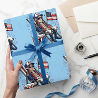 Proud American George Washington Patriotic Wrapping Paper Roll
