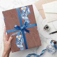 Proud Argentina Soccer 2026 Wrapping Paper Roll World Football Fan Gift