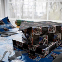 Proud Army Dad Wrapping Paper Roll I Once Protected Him Now He Protects Me - Wonder Print Shop
