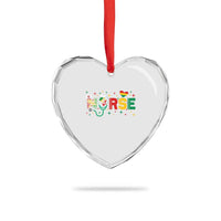 Proud Black Nurse Heart Crystal Glass Ornament Black History Month Gift - Wonder Print Shop