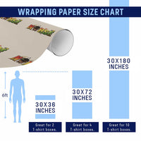 Proud Black Nurse Wrapping Paper Roll Black History Month Healthcare Gift - Wonder Print Shop