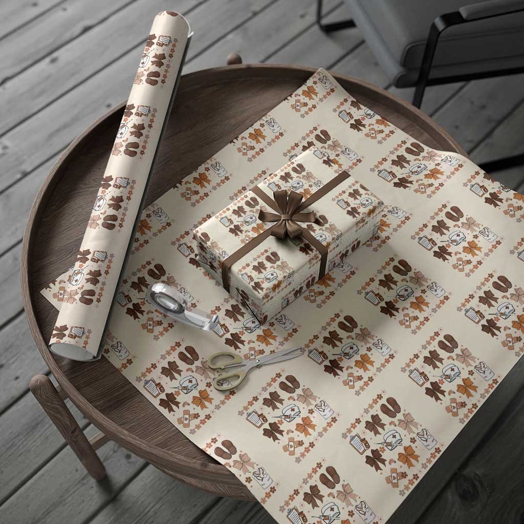 Proud Black Nurse Wrapping Paper Roll Gift For African Nurse Black History - Wonder Print Shop
