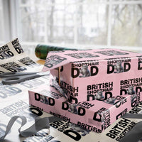 Proud British Shorthair Dad Wrapping Paper Roll Cute Cat Fathers Day Gift