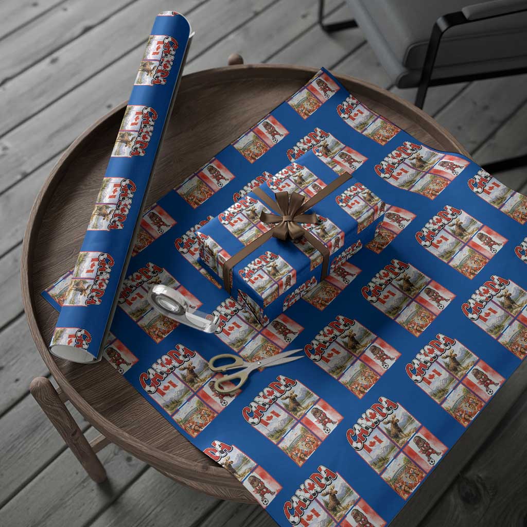 Proud Canada National Soccer Fan 2026 Gift Wrapping Paper Roll