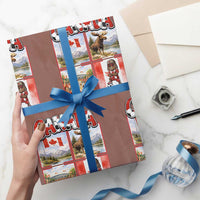 Proud Canada National Soccer Fan 2026 Gift Wrapping Paper Roll
