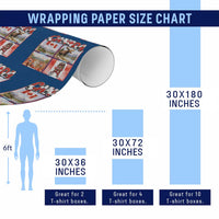 Proud Canada National Soccer Fan 2026 Gift Wrapping Paper Roll