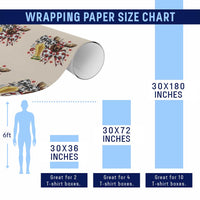 Proud Canada Soccer 2026 Wrapping Paper Roll Canadian Football Fan