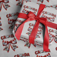 Proud Canadian National Soccer Lover Wrapping Paper Roll Football Fan Gift