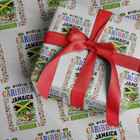Proud Caribbean Jamaica Heritage Wrapping Paper Roll Jamaican Roots and Island Culture