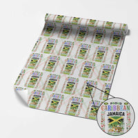 Proud Caribbean Jamaica Heritage Wrapping Paper Roll Jamaican Roots and Island Culture