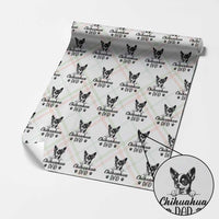 Proud Chihuahua Dad Wrapping Paper Roll Dog Lover Gift Idea