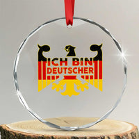 Proud Germany Crystal Glass Ornament Ich Bin Deutscher Bundesadler Coat of Arms - Wonder Print Shop