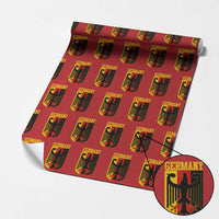 Proud Germany Wrapping Paper Roll Bundesadler Coat of Arms German Flag - Wonder Print Shop