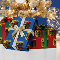 Proud Germany Wrapping Paper Roll Bundesadler Coat of Arms German Flag - Wonder Print Shop