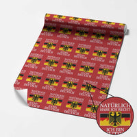 Proud Germany Wrapping Paper Roll Naturlich Habe Ich Recht Ich Bin Deutsch - Wonder Print Shop