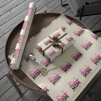 Proud Hockey Mom Wrapping Paper Roll Ice Hockey Supporter Gift - Wonder Print Shop