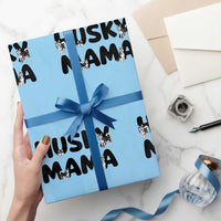 Proud Husky Mama Wrapping Paper Roll Siberian Husky Mothers Day Gift