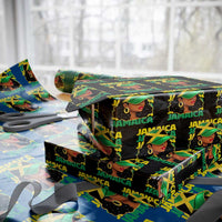 Proud Jamaican Afro Black Woman Jamaica Flag Pride Wrapping Paper Roll - Wonder Print Shop