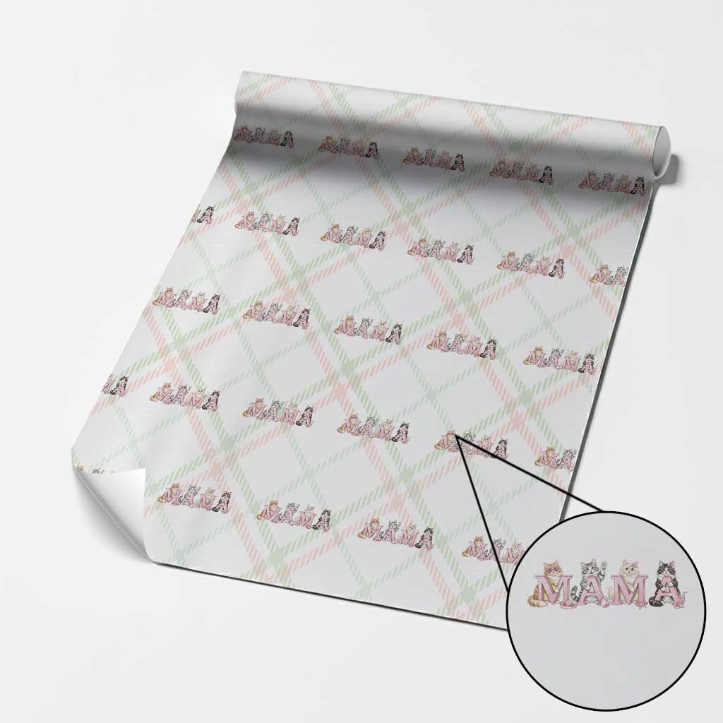 Proud Maine Coon Mama Wrapping Paper Roll Cat Lover Gift