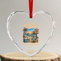 Proud Member of Too Old To Care Boomer Club Heart Crystal Glass Ornament Funny Baby Boomer Retire Summer Vacation