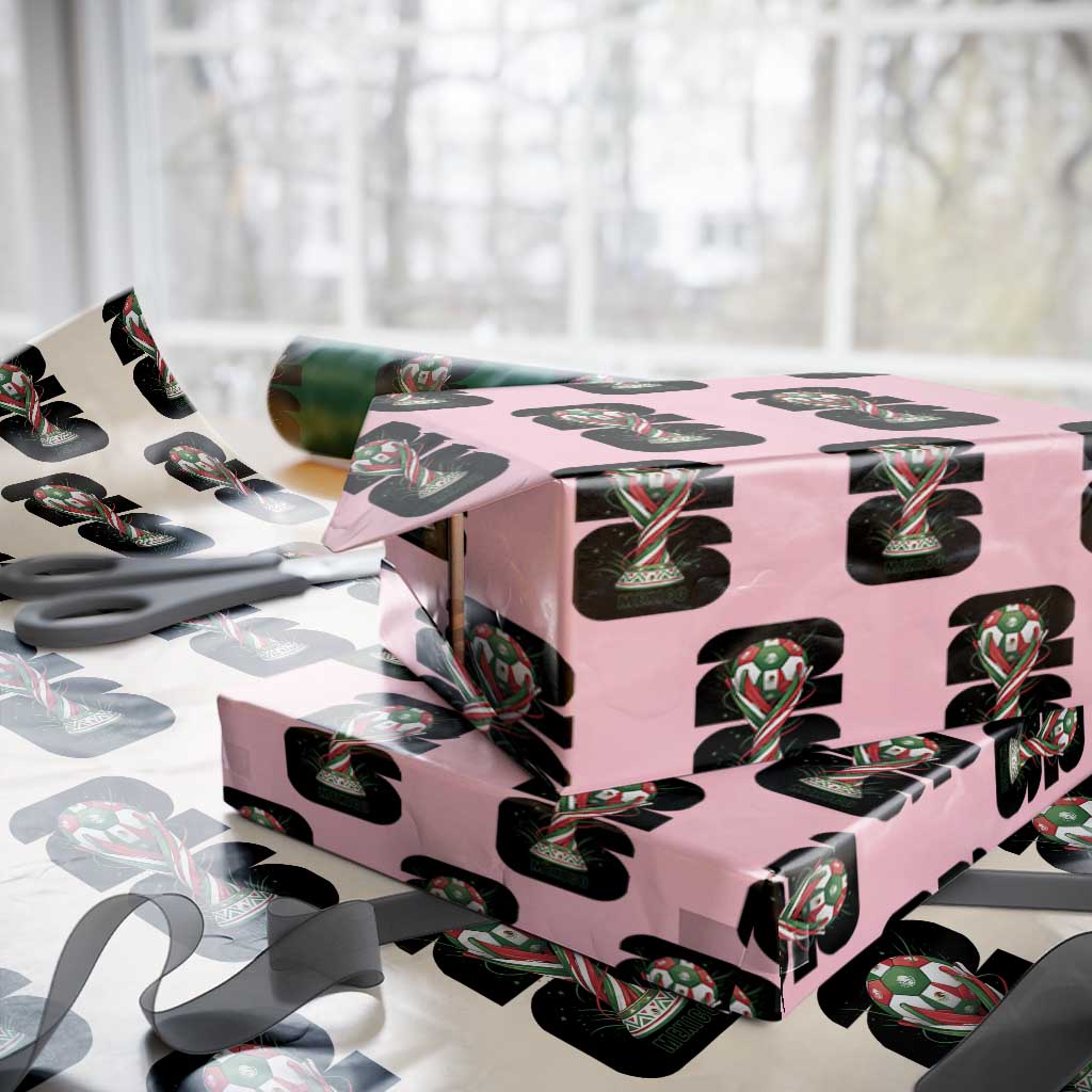 Proud Mexico National Soccer Lover Fan Gift Wrapping Paper Roll