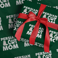 Proud Persian Cat Mom Wrapping Paper Roll Fluffy Cat Lover Gift For Her