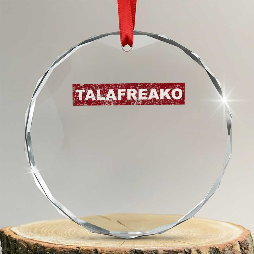 Proud Talafreako Crystal Glass Ornament James Talarico Voter Political Supporter
