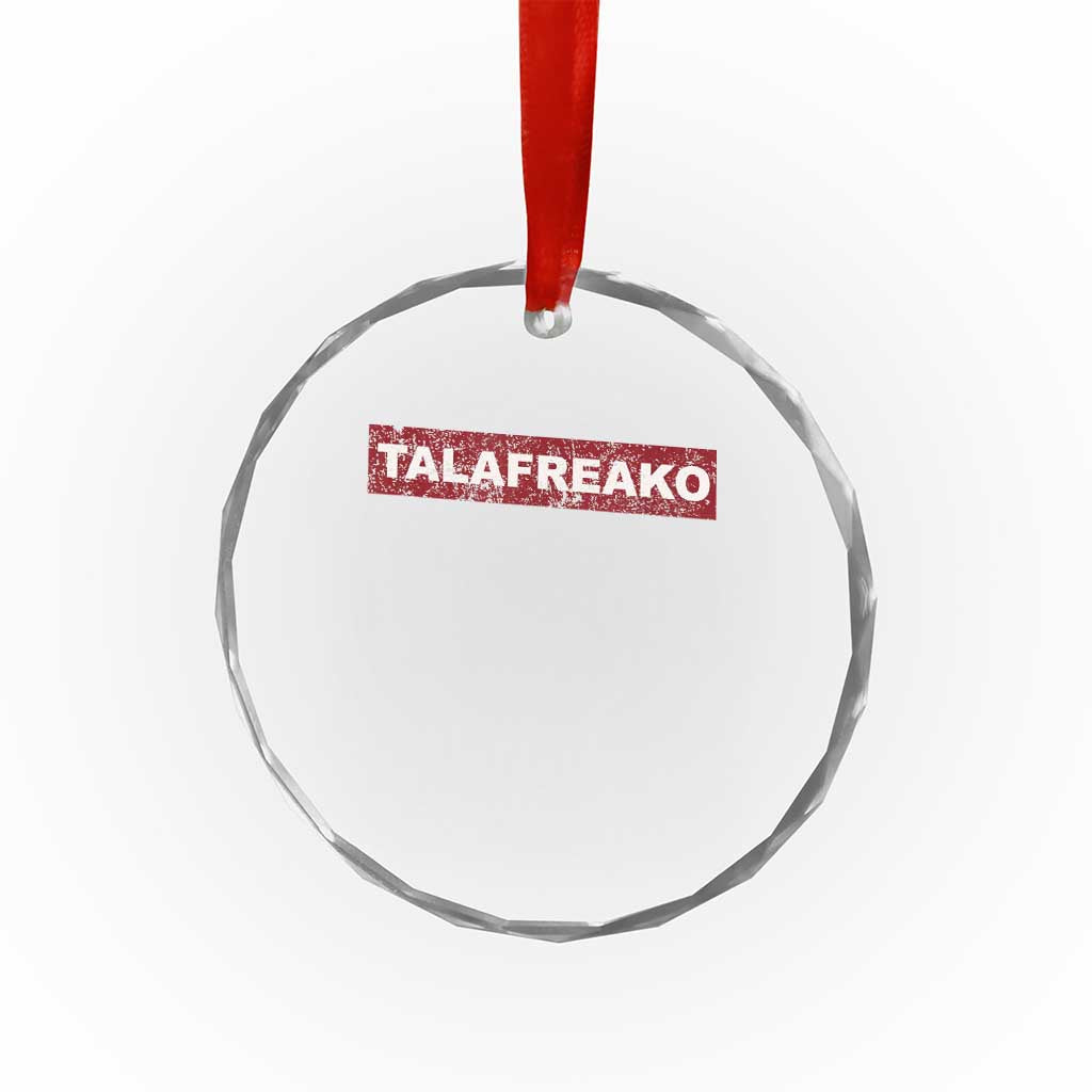 Proud Talafreako Crystal Glass Ornament James Talarico Voter Political Supporter