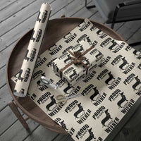 Proud to Have A Little Wiener Wrapping Paper Roll Funny Offensive Dachshund Retro 90s - Wonder Print Shop