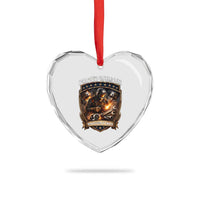 Proud Welder Whatever It Takes Heart Crystal Glass Ornament Vintage Mechanic Workwear