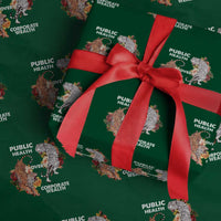 Public Health Over Corporate Wealth Wrapping Paper Roll Social Justice Tiger - Wonder Print Shop