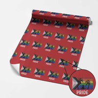 Puerto Rican LGBTQ Wrapping Paper Roll Boricua Rainbow Flag Pride